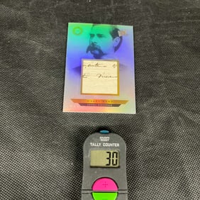 Wyatt Earp Pieces of the Past Relic w/ Writing