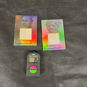 Crispus Atticus & Stowe Pieces of the Past Relic Cards