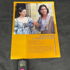 Drew Barrymore Signed Magazine Page no COA