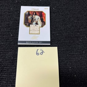 King Louis XIV Pieces of the Past Relic w/Writing #16/25