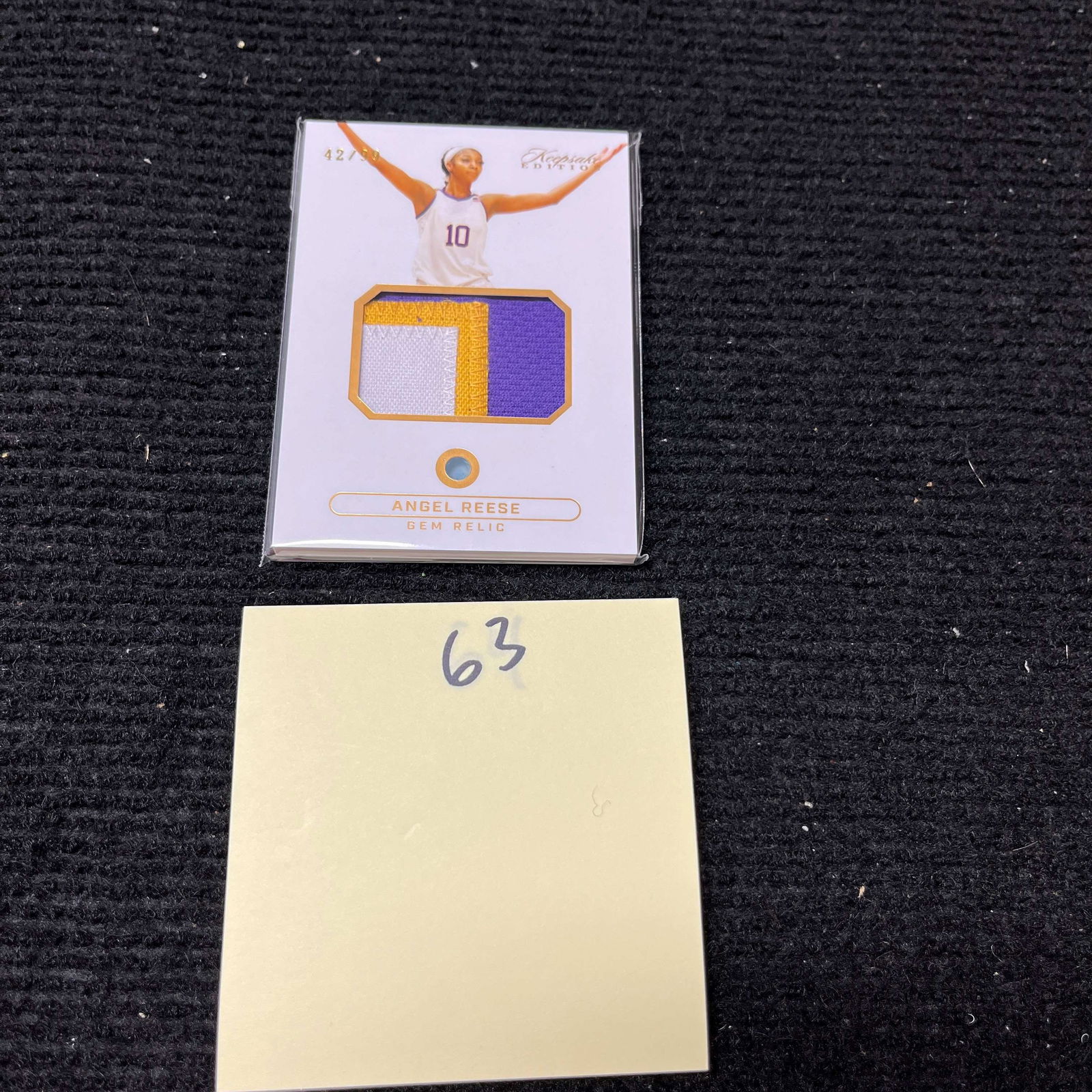 Angel Resse Keepsake Edition Rookie Patch Relic Card #'d/99 (1 of 1)