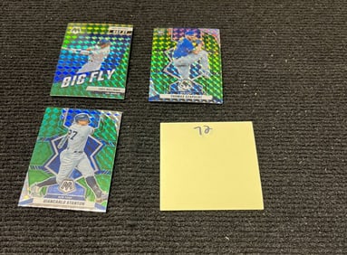 2022 Panini Mosaic Green Prizm Parallel Baseball Cards w. Szapucki RC