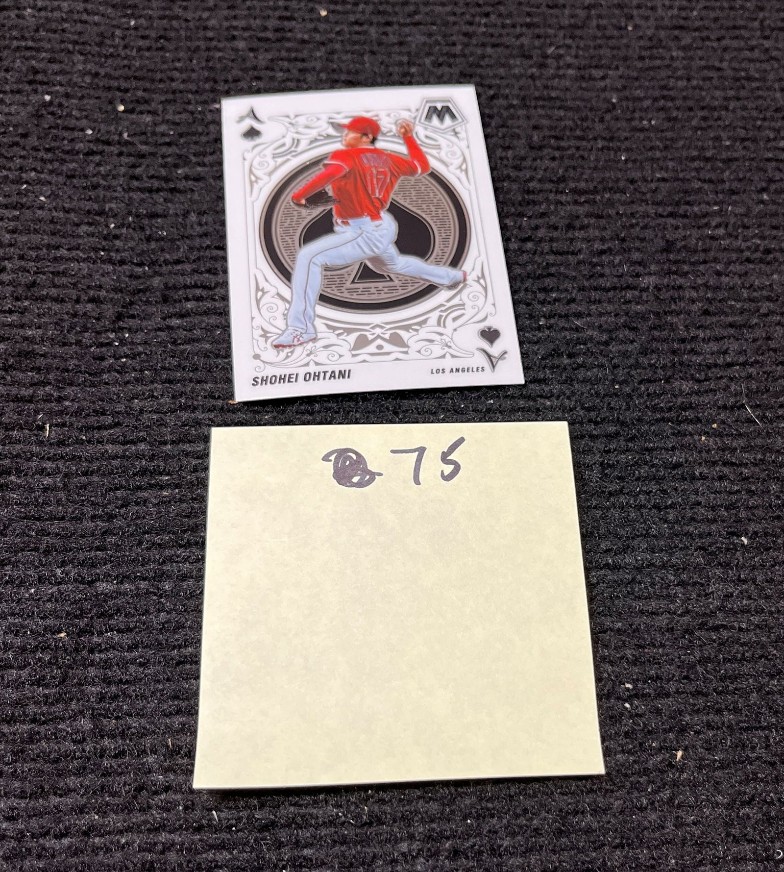 2022 Panini Moasaic Baseball Shohei Ohtani Aces Insert Card (1 of 1)