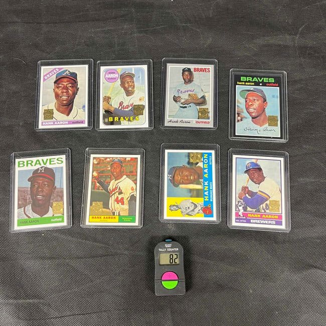 Topps Hank Aaron Tribute Reprint Baseball Cards (1 of 1)