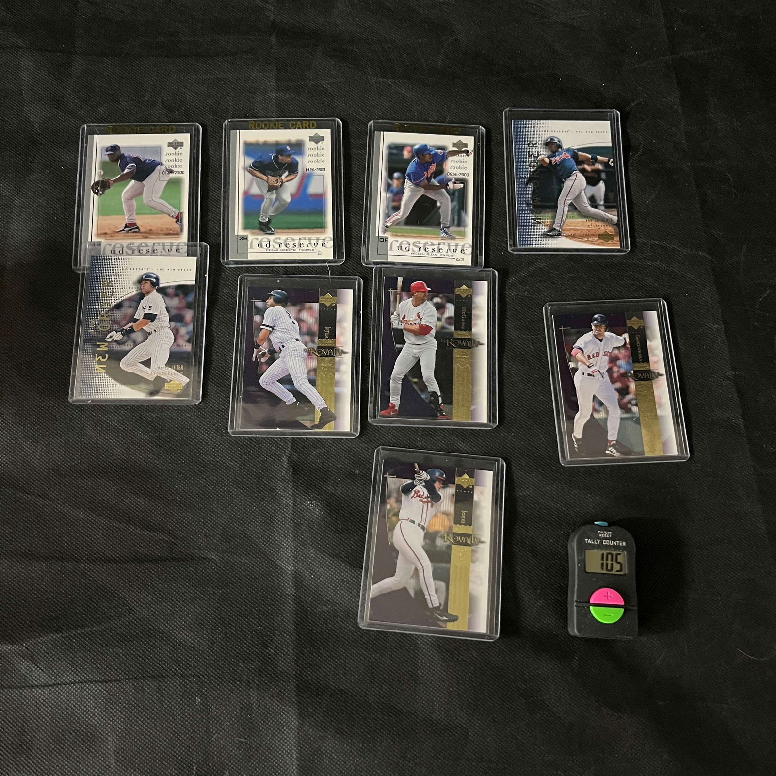 2001 Upper Deck Reserve Baseball Card Inserts (1 of 1)