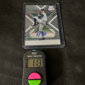 Phil Maton 2016 Panini Elite Extra Edition Baseball Signed RC