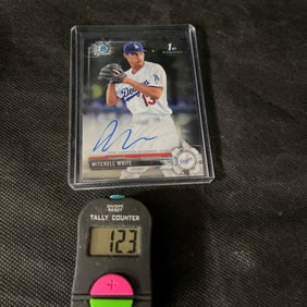 Michael White 2017 Bowman Chrome Baseball Signed RC