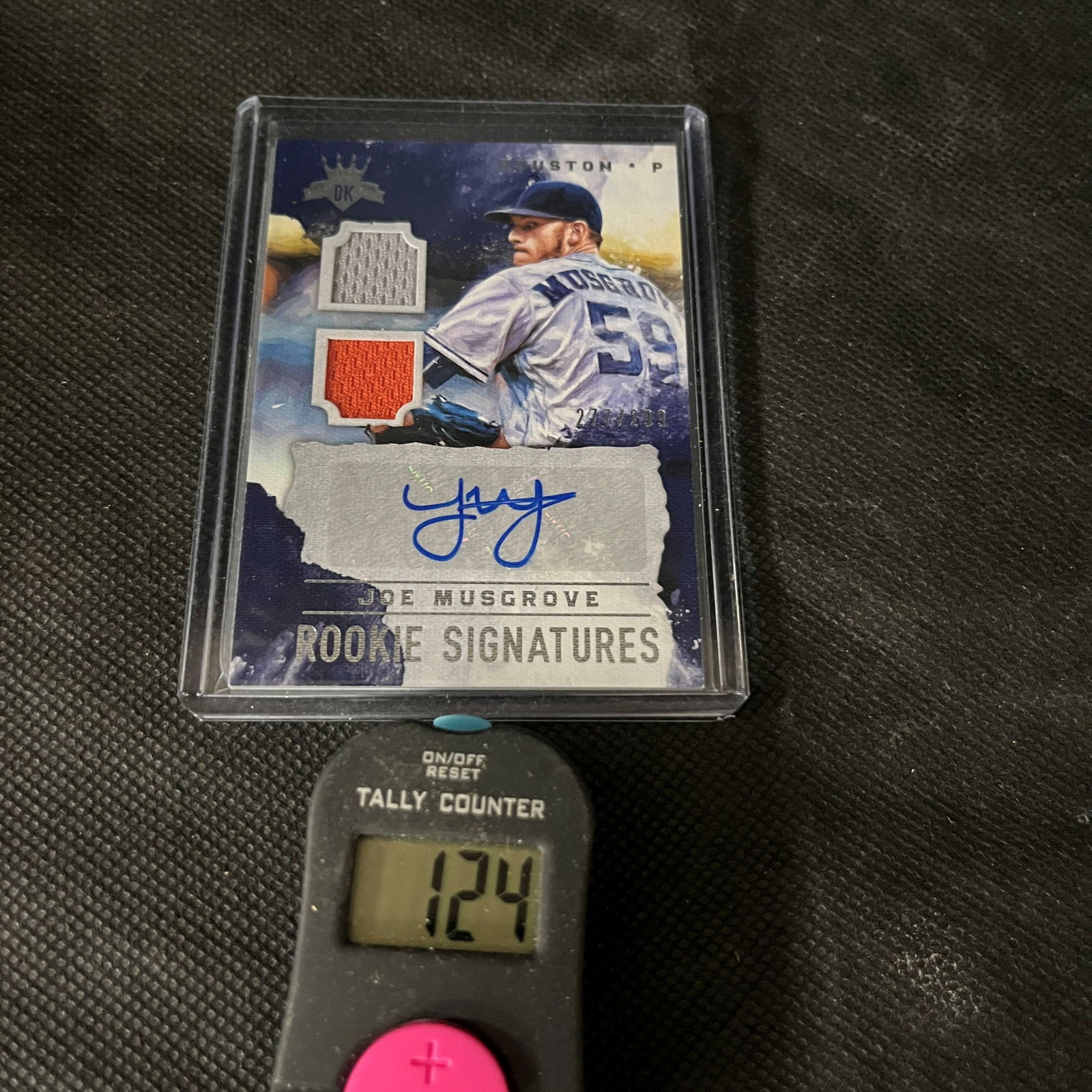 2017 Panini Diamond Kings Baseball Signed Joe Musgrave RC Patch #277/299 (1 of 2)