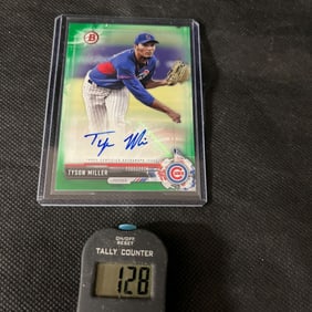Tyson Miller  2017 Bowman Chrome Baseball Signed RC #55/99