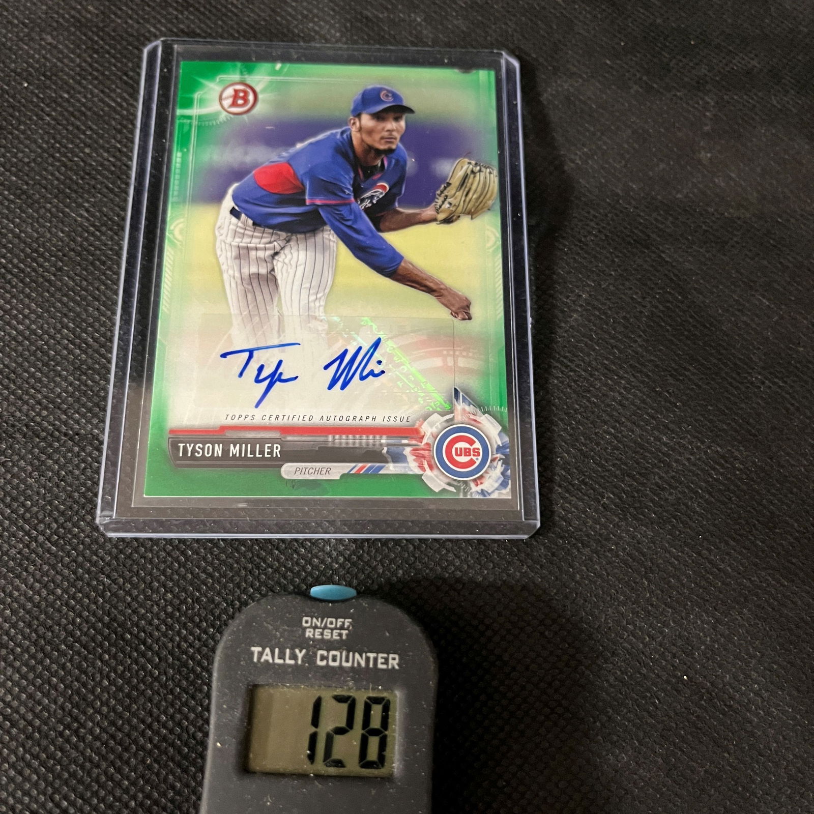 Tyson Miller  2017 Bowman Chrome Baseball Signed RC #55/99 (1 of 2)