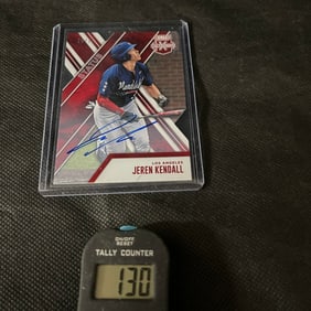 Jeren Kendall 2017 Panini Elite Extra Edition Baseball Signed RC #25/75