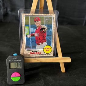 2017 Topps Heritage Baseball Bobby Dalbec Signed RC