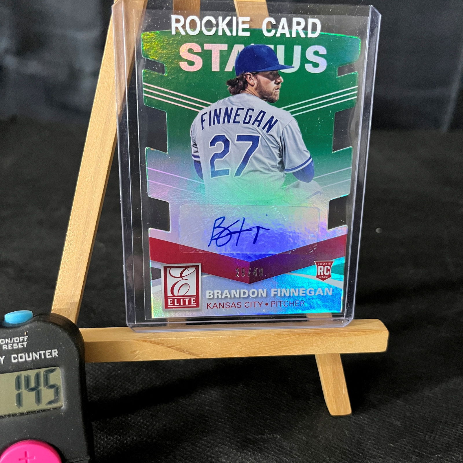Brandon Finnegan 2015 Panini Elite Baseball Signed RC #29/49 (1 of 1)