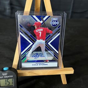Cole Stobbe 2016 Panini Elite Extra Edition Baseball Signed RC #8/50
