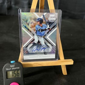 Andrew Velazquez 2016 Panini Elite Extra Edition Baseball Signed RC