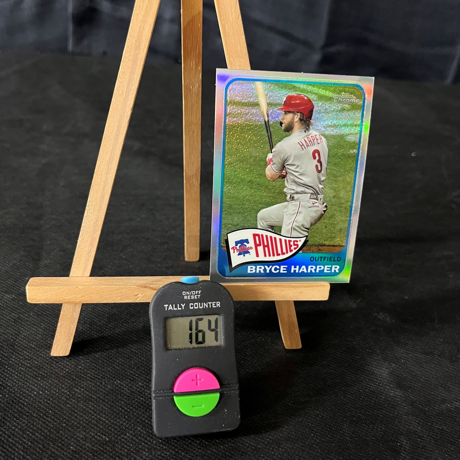 Bryce Harper 2021 Topps Chrome Baseball Refractor (1 of 2)