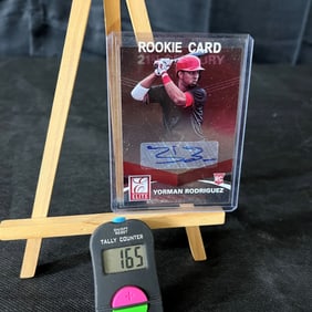 Yorman Rodriguez 2015 Panini Elite Baseball Signed RC