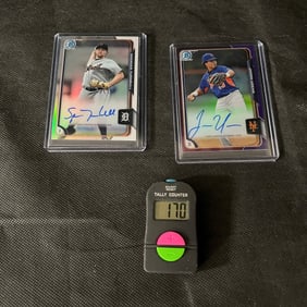 2015 Bowman Chrome Baseball Spencer Turnbull #336/499 & Jhoan Urena #213/250