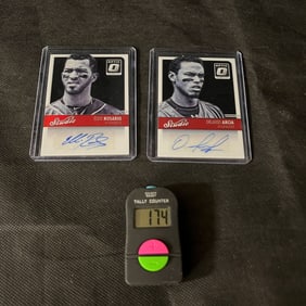 2016 Panini Donruss Optic Baseball Signed RCs Orlando Arcia & Eddie Rosario