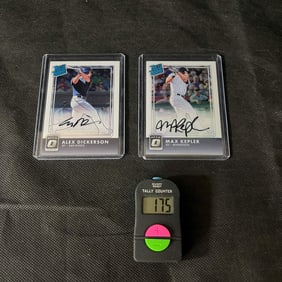 2016 Panini Donruss Optic Baseball Signed RCs Max Kepler & Alex Dickerson