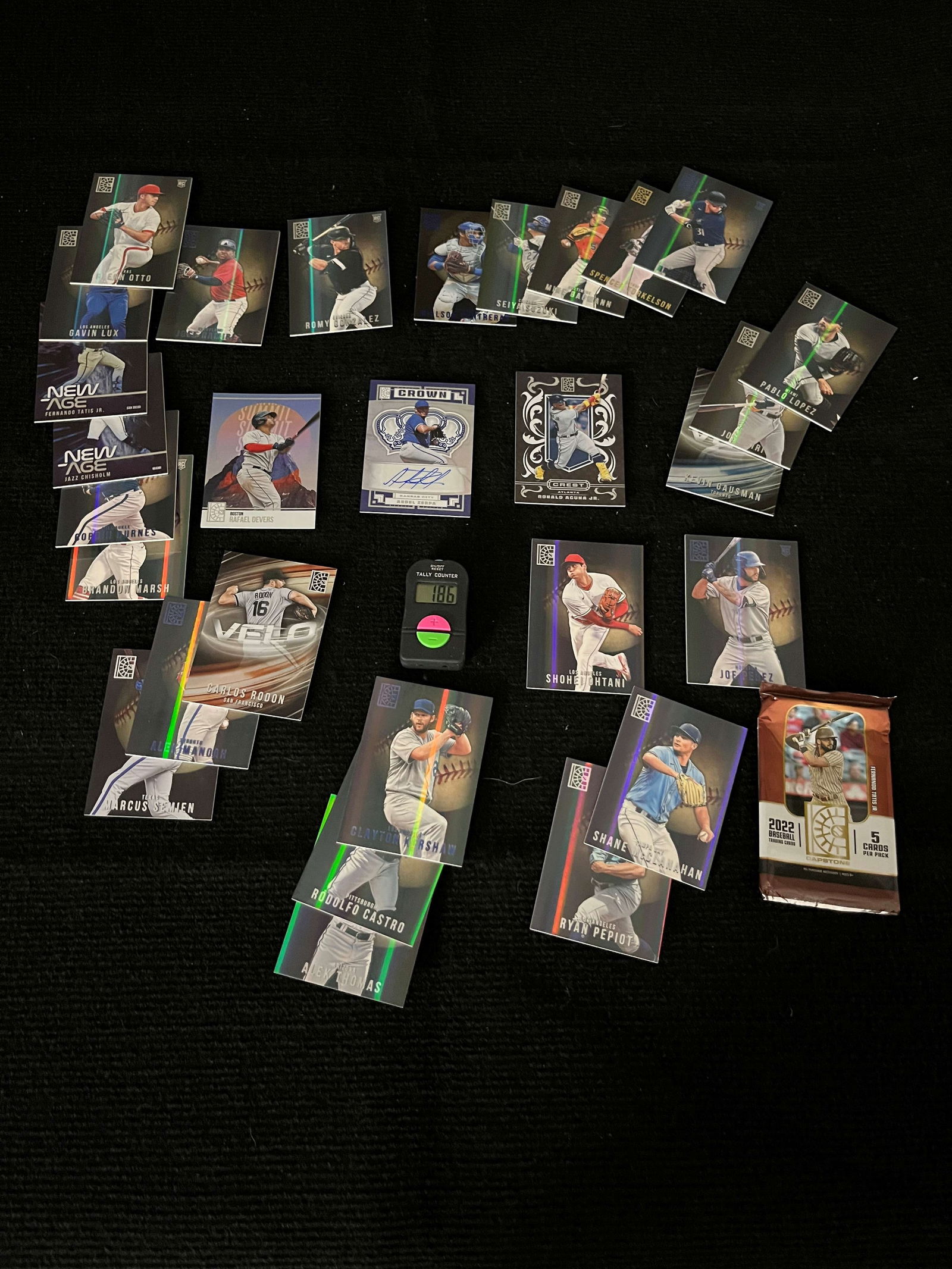 2022 Panini Capstone Baseball Card Lot w/ Auto (1 of 3)