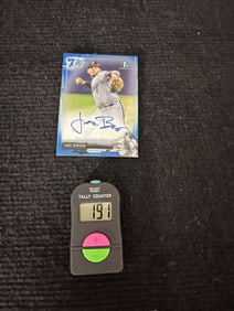 2017 Bowman Chrome Jake Burger Signed RC #45/70