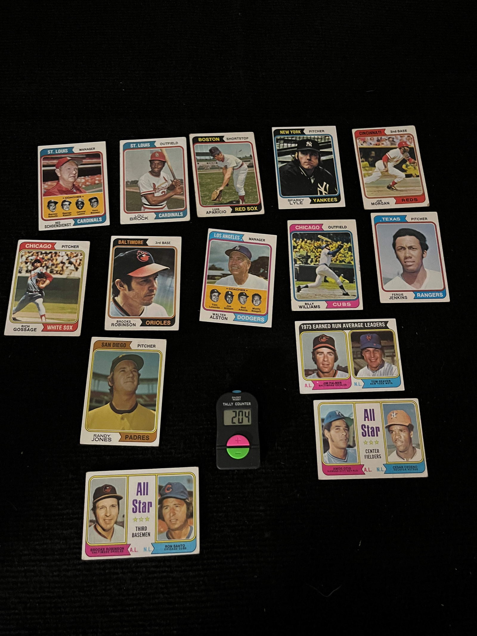 1974 Topps Baseball HOF & Star Cards (1 of 2)
