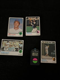 1973 Topps Baseball HOF Cards w/ Hank Aaron