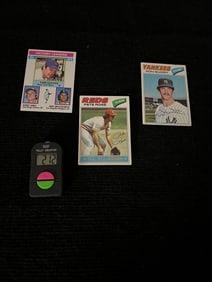 1977 Topps Baseball Card HOF Lot w/ Rose, Seaver