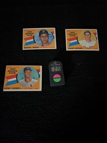 1960 Topps Baseball Rookie Cards w/ Frank Howard