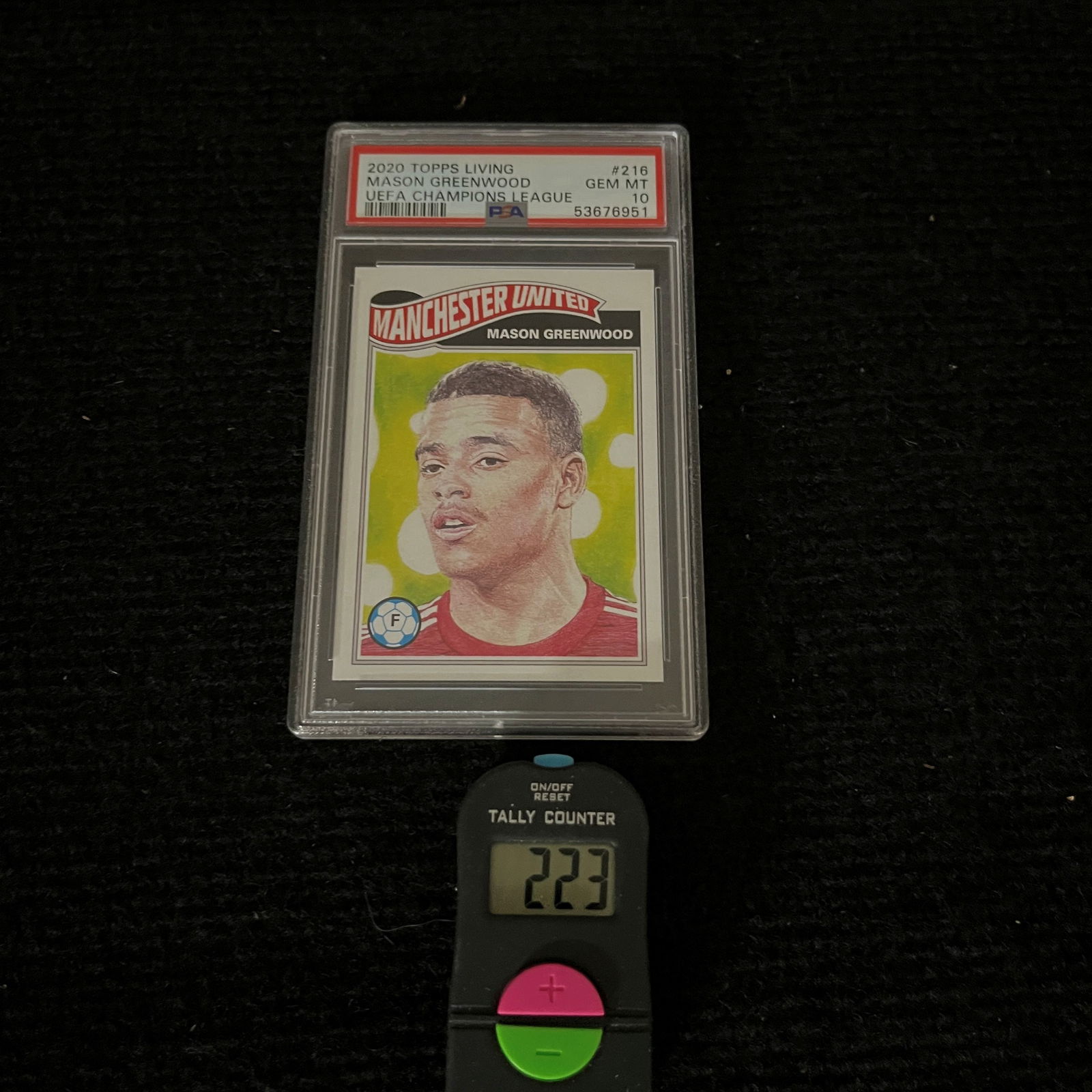 Mason Greenwood Topps Soccer RC PSA 10 (1 of 1)