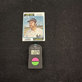 Thurman Munson 1974 Topps Baseball Card