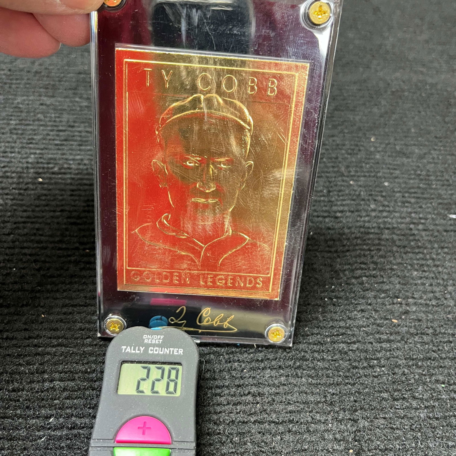 Ty Cobb Golden Legends Baseball Card #22945 (1 of 2)