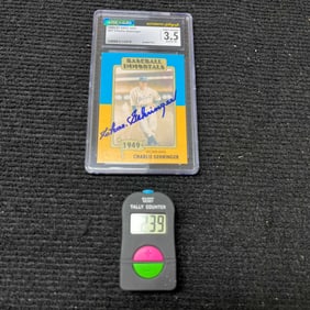 Charlie Gehringer CGC/JSA Authentic Autograph Auto Grade 10!