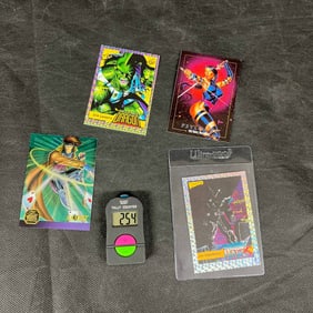 Super-hero Trading Cards w/ Gambit Fleer Ultra
