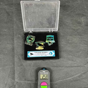 San Jose Sharks Inaugural Season Pin Set #914/2500