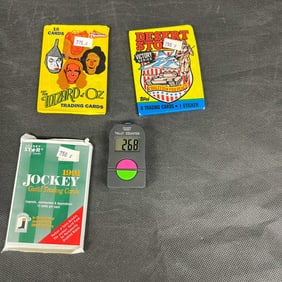 Vintage Unopened Packs of Trading Cards