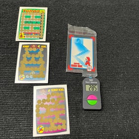 Mario Bros unopened Pack + Video Game Trading Cards