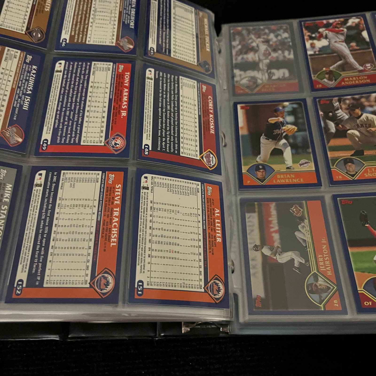 2003 Topps Baseball Cards Partial Set (1 of 7)
