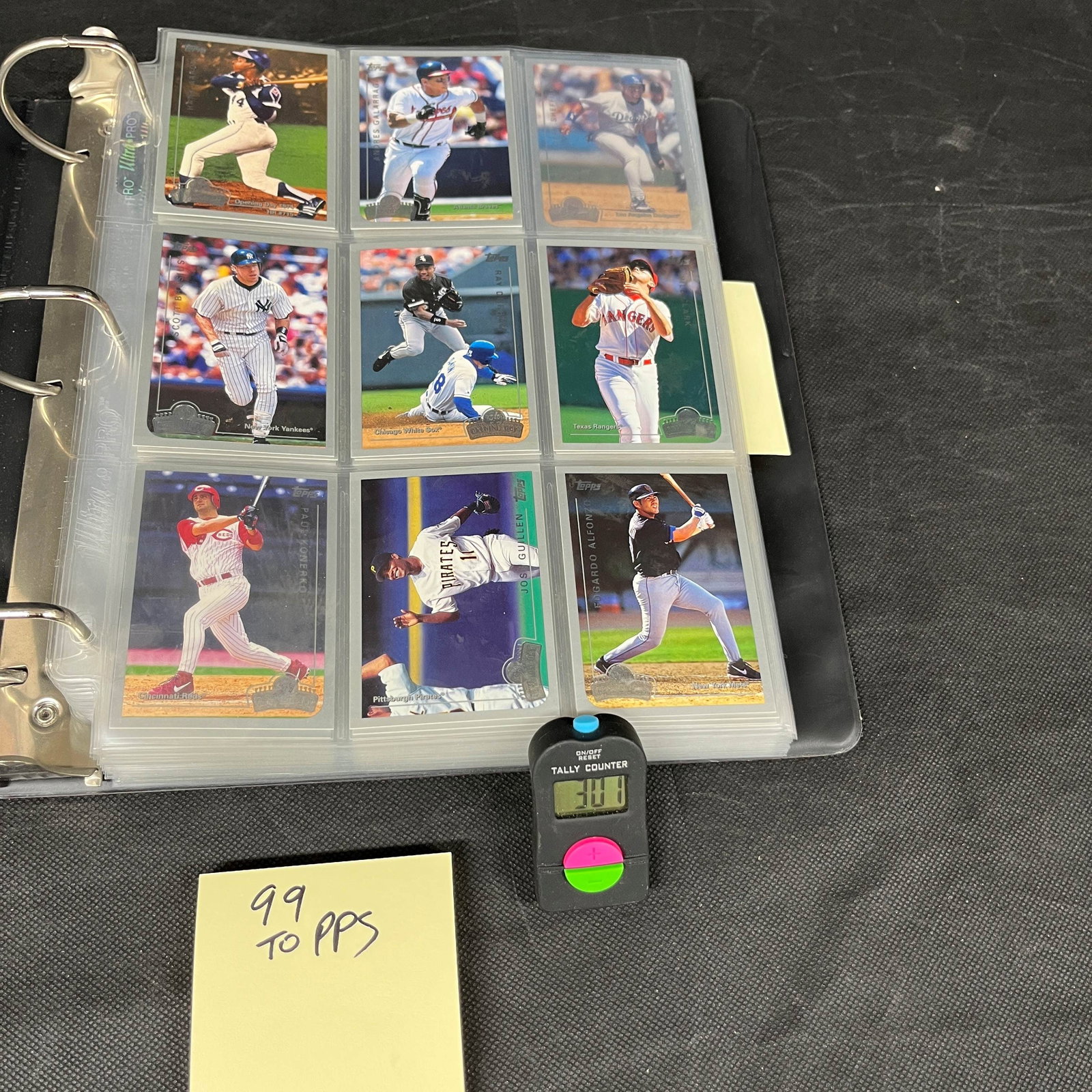 99 Topps Baseball Card Partial Set (1 of 19)