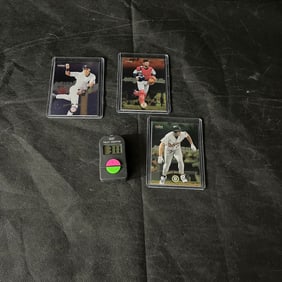 2000 Fleer Mystique Baseball Card Inserts W/Derek Jeter