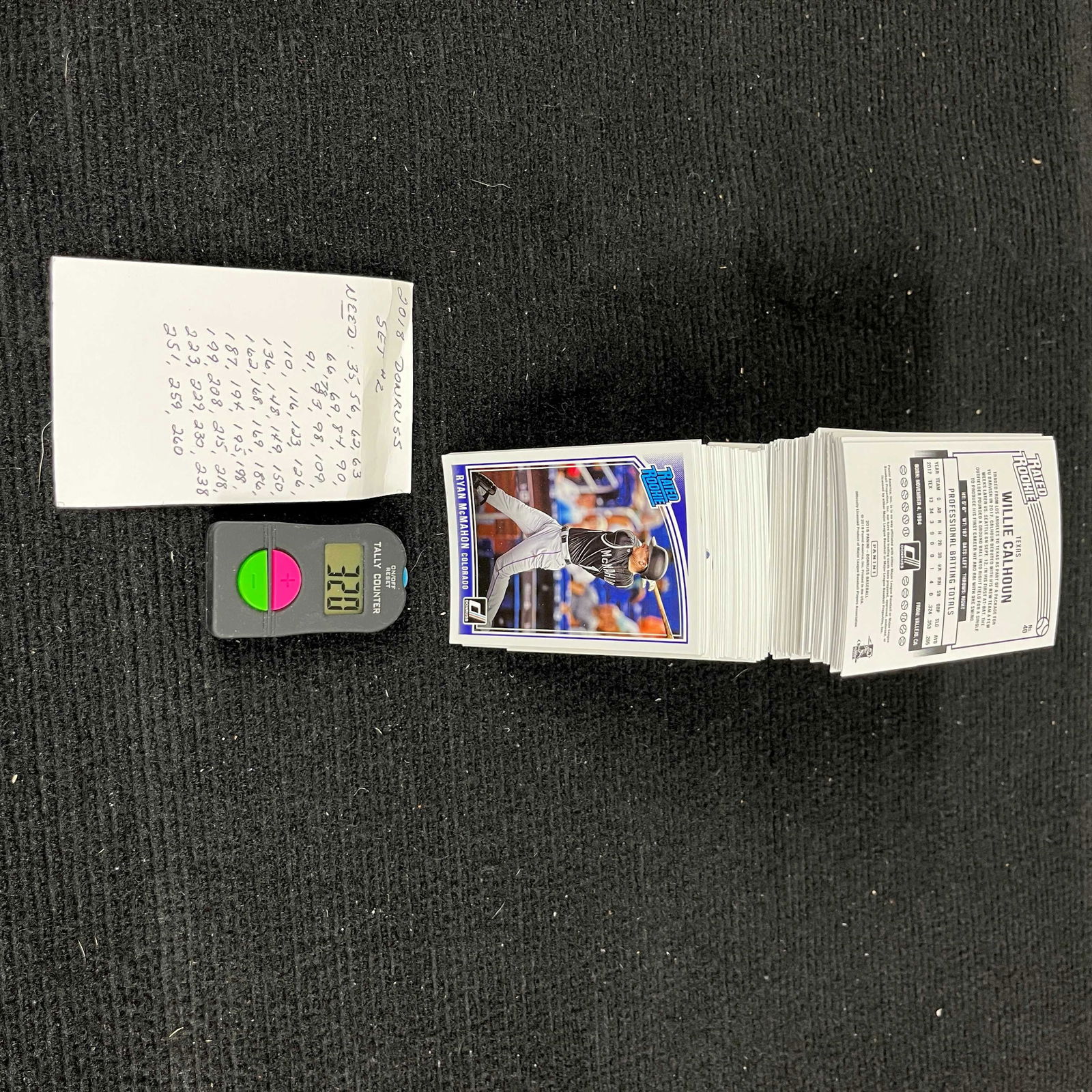 2018 Donruss Baseball Near Complete Set Missing Some (1 of 2)