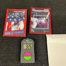 2018 Donruss Baseball Jeremy Eierman & Mookie Betts #16/149 & 133/149