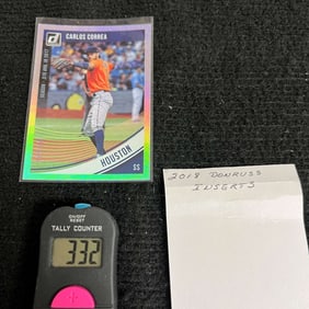 Carlos Correa 2018 Donruss Baseball Parallel Card #282/315