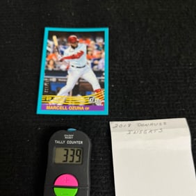 Marcel ozuna 2018 Donruss Baseball Parallel Card #27/199