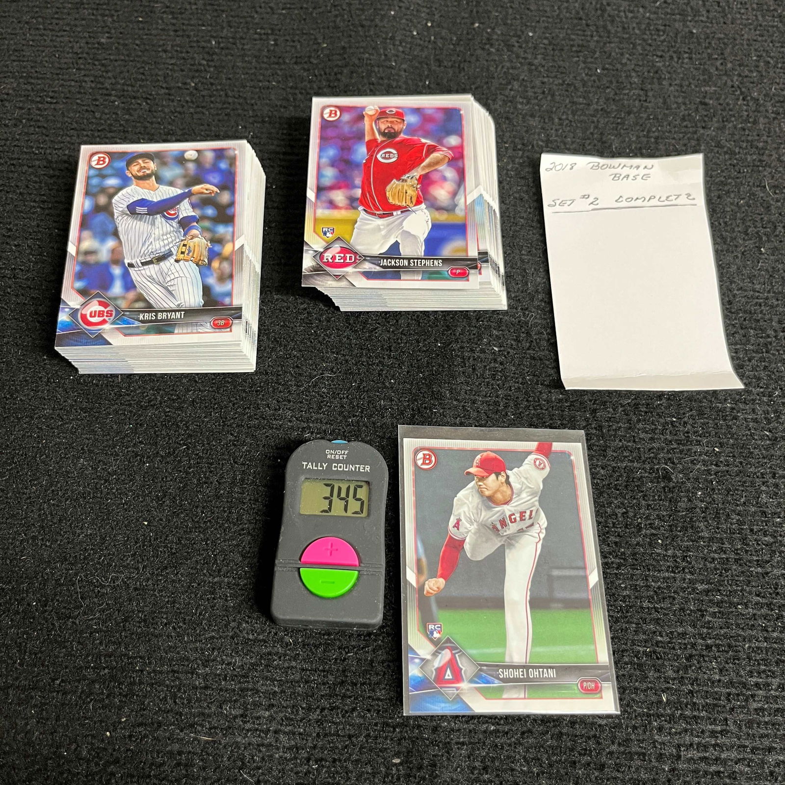2018 Bowman Baseball Base Set Complete w/ Ohtani RC (1 of 3)