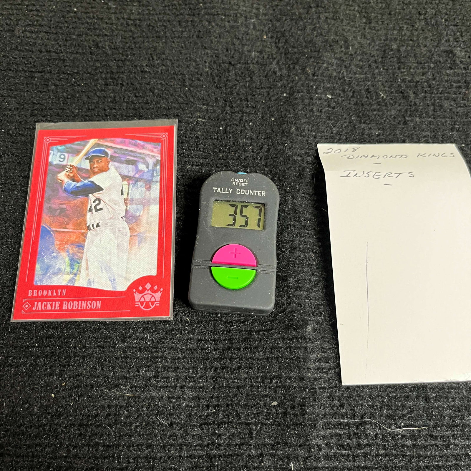 Jackie Robinson 2018 Donruss Diamond Kings Baseball Parallel (1 of 2)