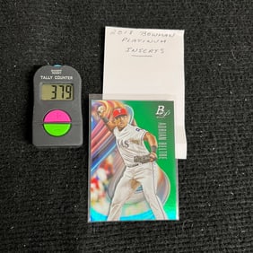 Adrian Beltre 2018 Bowman Platinum Baseball Parallel #3/99