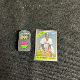 2017 Topps Chrome Joe Morgan Reprint Card