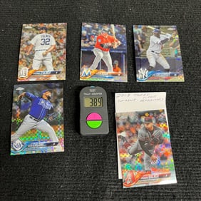 2018 Topps Chrome Atomic Refractor Baseball Cards